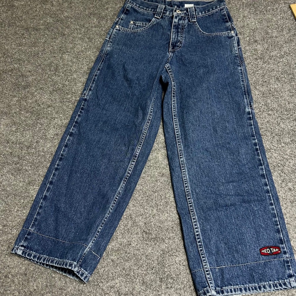 Levi's Jeans Womens Size 12 Blue Unique Relaxed Wide Leg Curved Pocket Denim